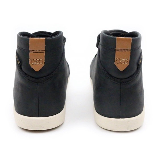 Teva Willow Chukka Sneaker Black Leather High Top Shoe Size 10 - Picture 2 of 14